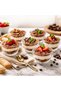 Marilla Set of 6 Glass Mini Bowls 135 ml Nuts Sauce Dessert Presentation Bowl