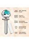 2-Pack Steel Ice Globes with 360 Rotating Heads, Face Roller for Skincare Massage