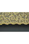 SULTAN 2 MODEL GOLD COLOR SINGLE WING ستارة خلفية مطوية مخيطة مسبقًا 300*260 سم - 3