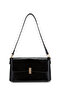 Covered Baguette Lara Women's Hand and Shoulder Bag Bag Plain Black