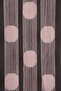 Puanli Model Pink Color Rope Curtain Ready Made Buttons Sewn Rope Curtain 300*270 cm