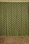 Kelebek Model Green Color Rope Curtain Ready Made Buttons Sewn on Rope Curtain 300*280 cm