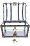 Transparent Pirate Jewelry Case with Lock,Gemstone and Crystal Storage Box for Kids - 6
