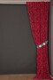 Vakko Model Fuchsia Color Rope Curtain Ready Made Buttons Sewn on Rope Curtain 300*270 cm - 7