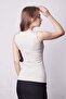 V-Neck Sleeveless Stylish Lycra Body-Taş - 3