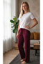 Bordo Summer Cotton Pajama Bottoms - 4