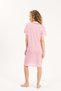 NEW PEARL STRIPED SHIRT COLLAR VISCOSE WOMEN'S NIGHTWEAR - 2