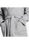 Afra Elite Series Men's Pique Bathrobe Gray, Oeko Tex Certified 100% Aegean Cotton, Woven 250 Gsm - 4