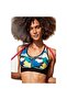 Women's Patterned Sports Tights Top and Bottom Set - 2