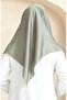 وشاح كريستال عادي 70252-20 أخضر كاكي فاتح - 3