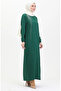 Stone-Embellished Crepe Evening Dress 0480-04 Emerald Green - 2