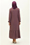 Aerobin fabric pleated dress 6595-07 lilac - 5