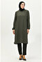 Hooded Mid-Length Tunic 1692-06 Khaki