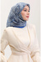 Amber scarf 70290-12 cobalt blue indigo - 2
