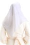Madame Mary French Voile Scarf 19098-04 Light Gray - 3