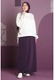 Pocketed sports skirt 0152-15 purple - 2