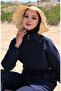 Hijab Hijab Swimsuit with Adjustable Waist and Functional Bag 5035-01 Navy Blue - 4