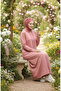 Two thread hooded sports dress 0190-16 dusty rose - 2