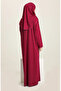 Practical prayer dress with bag 1973-04 plum - 7