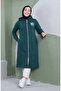 Hooded sports cap 3081-06 naphtha green - 2