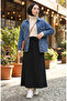 Sports Skirt with Pockets 0152-02 Black