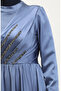 Stony evening dress 5762-02 indigo - 4