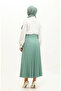 Pleated skirt 2249-06 water green - 4