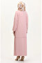 Pleated Tunic Skirt Double Set 0015-04 Powder - 5