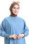 طقم من قطعتين من قماش Tencel، باللون الأزرق - 260625-02 - 6