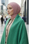 شال كتف 1091-01، باللون الأخضر - 3