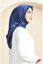 وشاح كريستال سادة 70252-08 أزرق داكن فاتح - 2