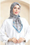 Karaca Rayon Scarf 81072-02 Indigo Purple