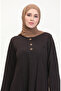Plus Size Button Detail Dress 0533-01 Purple - 3