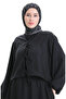 Lace Detailed Blouse Skirt Double Set 2066-01 Black - 4