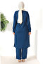 Kolyeli Tunic Trousers Double Set 8585-09 Indigo - 6