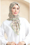 Karaca Rayon Scarf 81072-13 Pistachio Green Tile