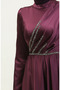 Stoned evening dress 5762-01 purple - 4
