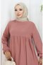 Gathered waist dress 4102-06 onion peel - 3