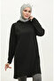Hooded Transitional Tunic 8679-01 Black
