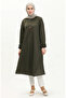 Long tunic with necklace 2727-11 khaki