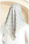 Soft Cotton Scarf 19094-22 Beige Smoked - 3