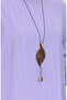 Crepe Fabric Casual Tunic 1011-02 Lilac - 4