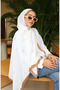 شال كابري منقوش 70351-08 بيج داكن إكرو - 5