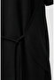 Star Detailed Draped Tunic Trousers Double Set 2209-02 Black - 5