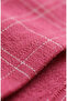 Striped Belted Winter Dress with Elastic Cuffs 2505-03 Pink - 3