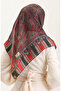 Ethnic Amber Scarf 70275-10 Red Black - 3
