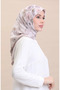 وشاح منقوش باللون البيج - CVS-05 - 2