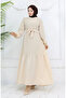 Beige Aerobin Fabric Girdle Dress 2007-04 - 2