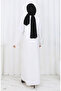 طقم جاكيت وسترة مزدوج 2155-09 أبيض - 6