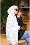 شال كابري منقوش 70350-06 رمادي إكرو - 2